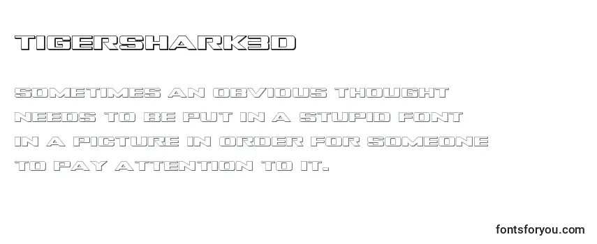 Обзор шрифта Tigershark3D