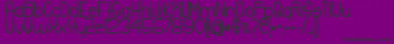 KeylaBold Font – Black Fonts on Purple Background