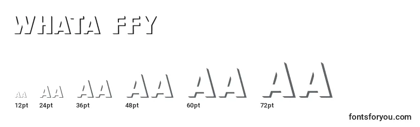 Whata ffy Font Sizes