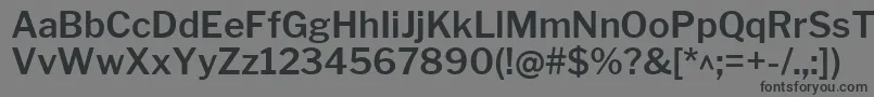 LibrefranklinSemibold Font – Black Fonts on Gray Background