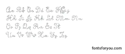 Шрифт CalligraphyRope