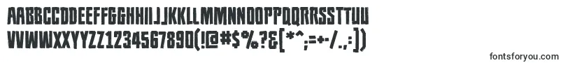 Czcionka Populationzerobb – rosta typografia