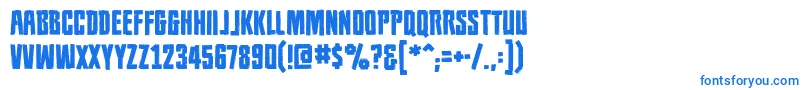 Populationzerobb Font – Blue Fonts