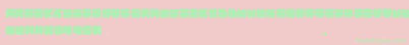 More about Squares Font Squares Font – Green Fonts on Pink Background