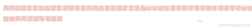 フォントSquares – ピンクのフォント