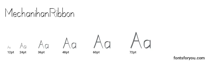 MechanihanRibbon Font Sizes
