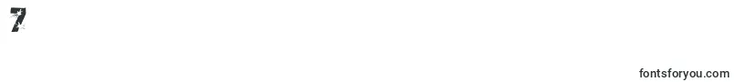 ShrapnelRegular Font – Fonts for Digit 7