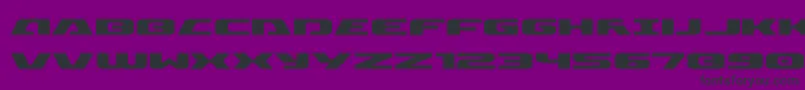 Iapetusexpand Font – Black Fonts on Purple Background