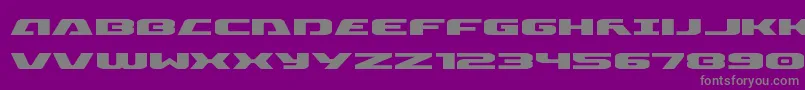 Iapetusexpand Font – Gray Fonts on Purple Background