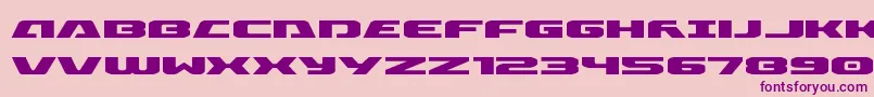 Iapetusexpand Font – Purple Fonts on Pink Background