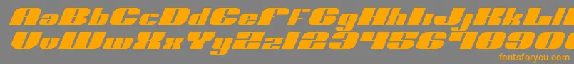 NoloContendreExpital Font – Orange Fonts on Gray Background