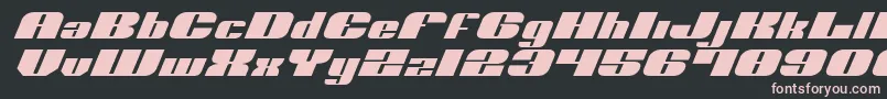 NoloContendreExpital Font – Pink Fonts on Black Background