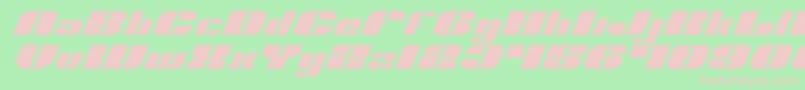 NoloContendreExpital Font – Pink Fonts on Green Background