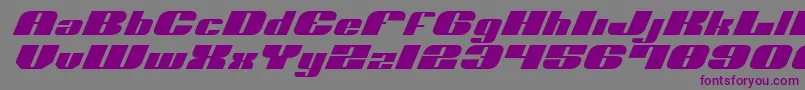 NoloContendreExpital Font – Purple Fonts on Gray Background