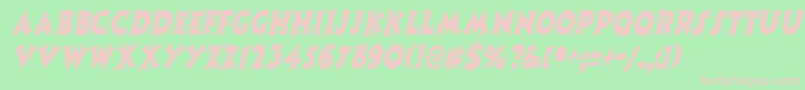 Подробнее о шрифте CoasternarrowItalic Шрифт CoasternarrowItalic – розовые шрифты на зелёном фоне