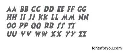 CoasternarrowItalic Font