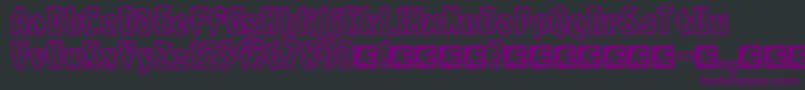 Więcej informacji o czcionce 8BitLimitOBrk Czcionka 8BitLimitOBrk – fioletowe czcionki na czarnym tle