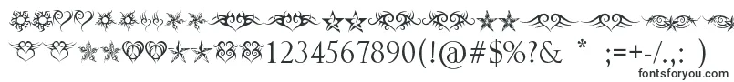 Шрифт HeartsAndStars – шрифты для Sony Vegas Pro