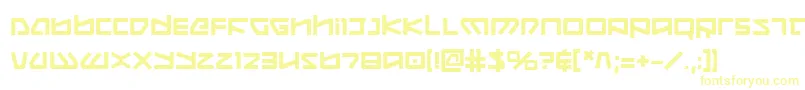 Czcionka KoboldBold – żółte czcionki