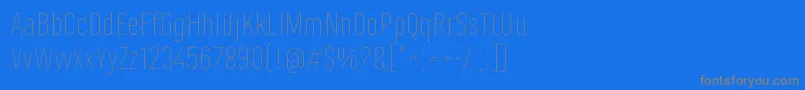 fuente MarianinaFyThin – Fuentes Grises Sobre Fondo Azul