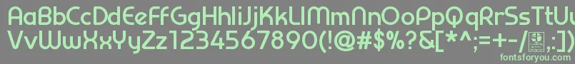 More about PrestijBoldDemo Font PrestijBoldDemo Font – Green Fonts on Gray Background