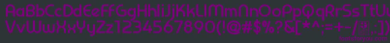 PrestijBoldDemo Font – Purple Fonts on Black Background