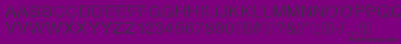 Foursixteensixteen Font – Black Fonts on Purple Background