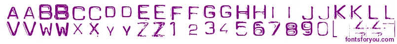 Spacesui-fontti – violetit fontit