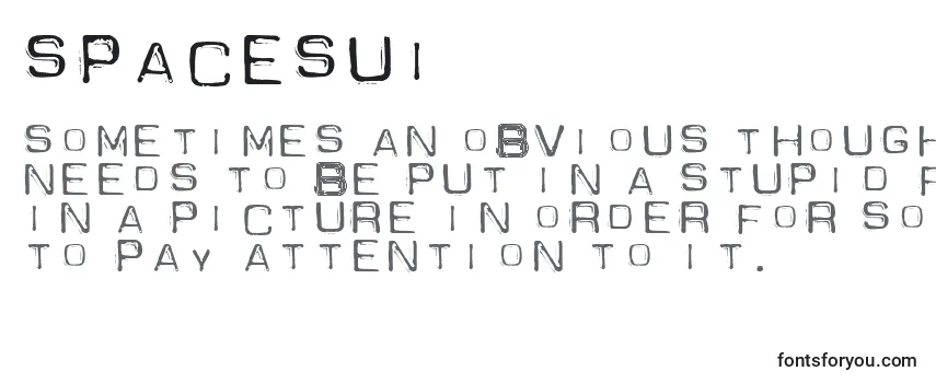 Обзор шрифта Spacesui