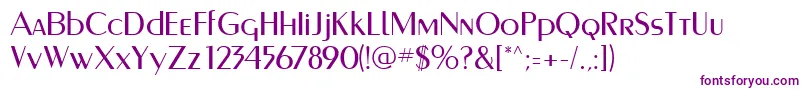 MurmanskRegular Font – Purple Fonts on White Background