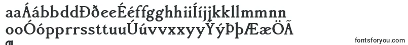 Accanthisadfstdno2Bold-Schriftart – isländische Schriften