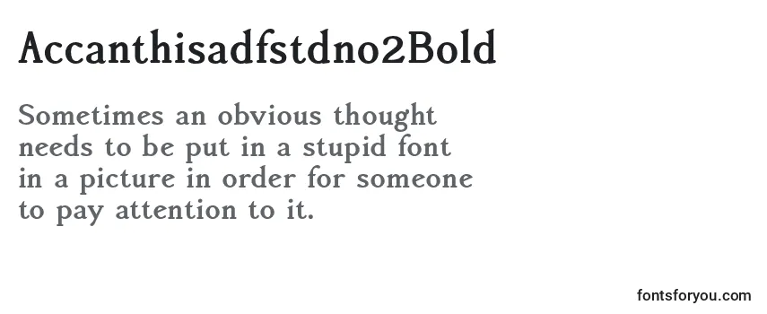 Fuente Accanthisadfstdno2Bold