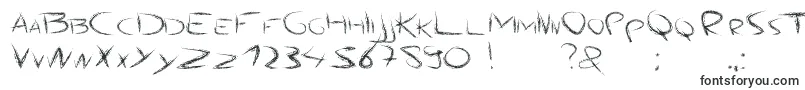 Шрифт Angrychalk – стильные шрифты