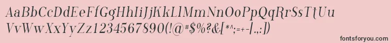 PhosphorusChloride Font – Black Fonts on Pink Background