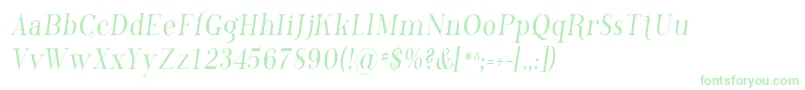 PhosphorusChloride Font – Green Fonts on White Background