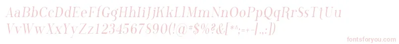 PhosphorusChloride Font – Pink Fonts on White Background