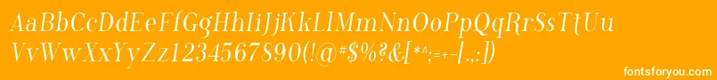 PhosphorusChloride Font – White Fonts on Orange Background