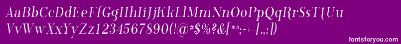PhosphorusChloride Font – White Fonts on Purple Background