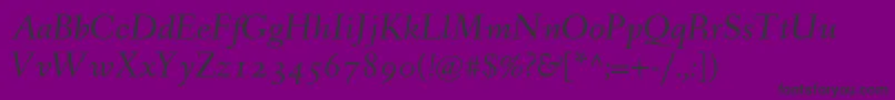 fuente FanwoodTextItalicWebfont – Fuentes Negras Sobre Fondo Morado