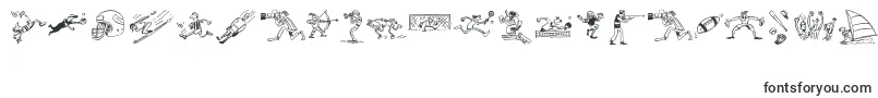 フォントCartoon4Sports – Adobe Acrobat用のフォント