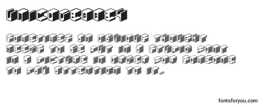 Обзор шрифта Unicode0024