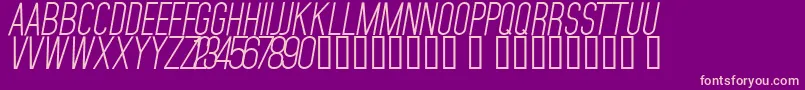 MojaveSlanted Font – Pink Fonts on Purple Background