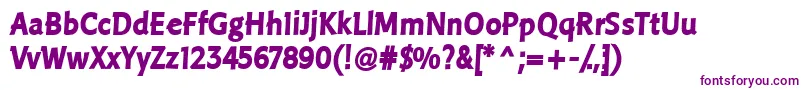 LinotypePisaHeadline Font – Purple Fonts on White Background