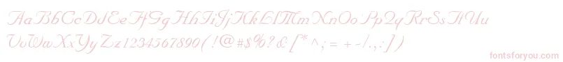 MarriageScriptNormal Font – Pink Fonts on White Background