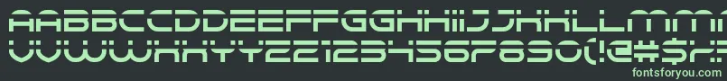 Speedeasy Font – Green Fonts on Black Background