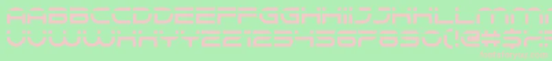Speedeasy-Schriftart – Rosa Schriften auf grünem Hintergrund