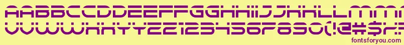 Weitere Informationen zur Speedeasy-Schriftart Speedeasy-Schriftart – Violette Schriften auf gelbem Hintergrund