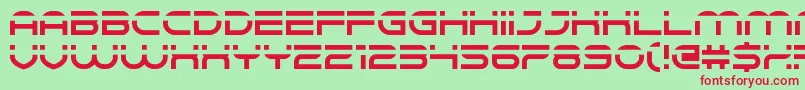 Speedeasy Font – Red Fonts on Green Background