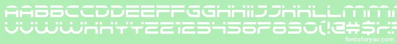 Speedeasy Font – White Fonts on Green Background