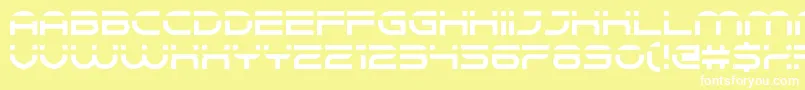 Speedeasy Font – White Fonts on Yellow Background